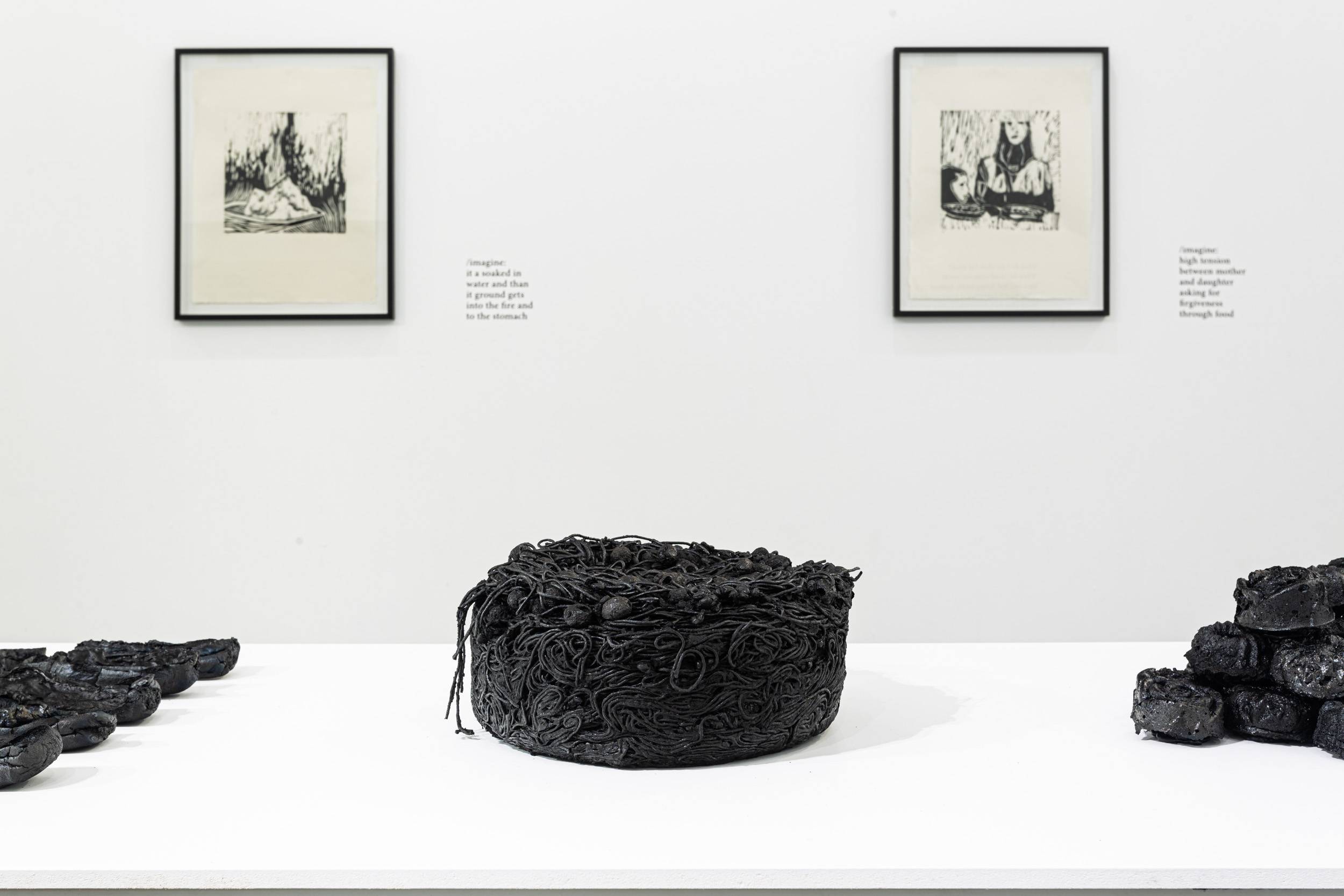 Dining with Others  - Installation documentation. Haifa museum 2023.